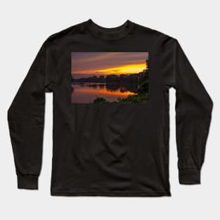 Sunset on the Tred Avon River, Maryland Long Sleeve T-Shirt